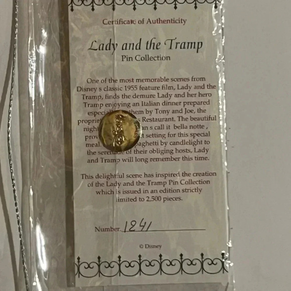 Disney Lady and the Tramp Collectible Pin Collection #1841 - Picture 7 of 16
